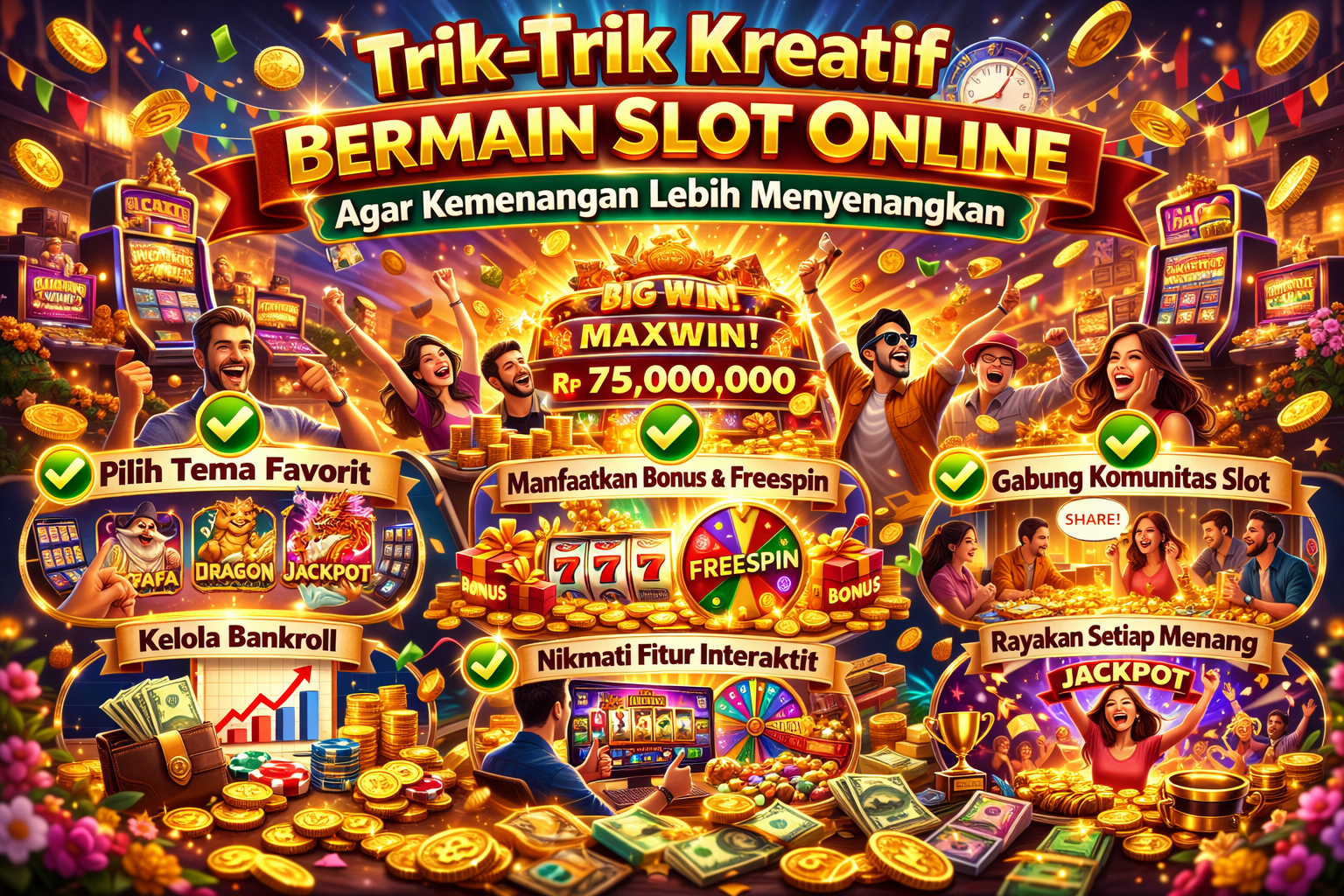 Trik-Trik Kreatif Bermain Slot Online